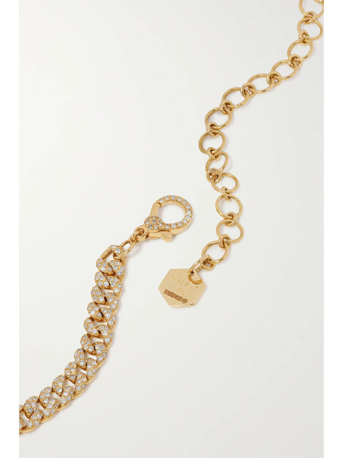 Mini 18-karat Gold Diamond Choker