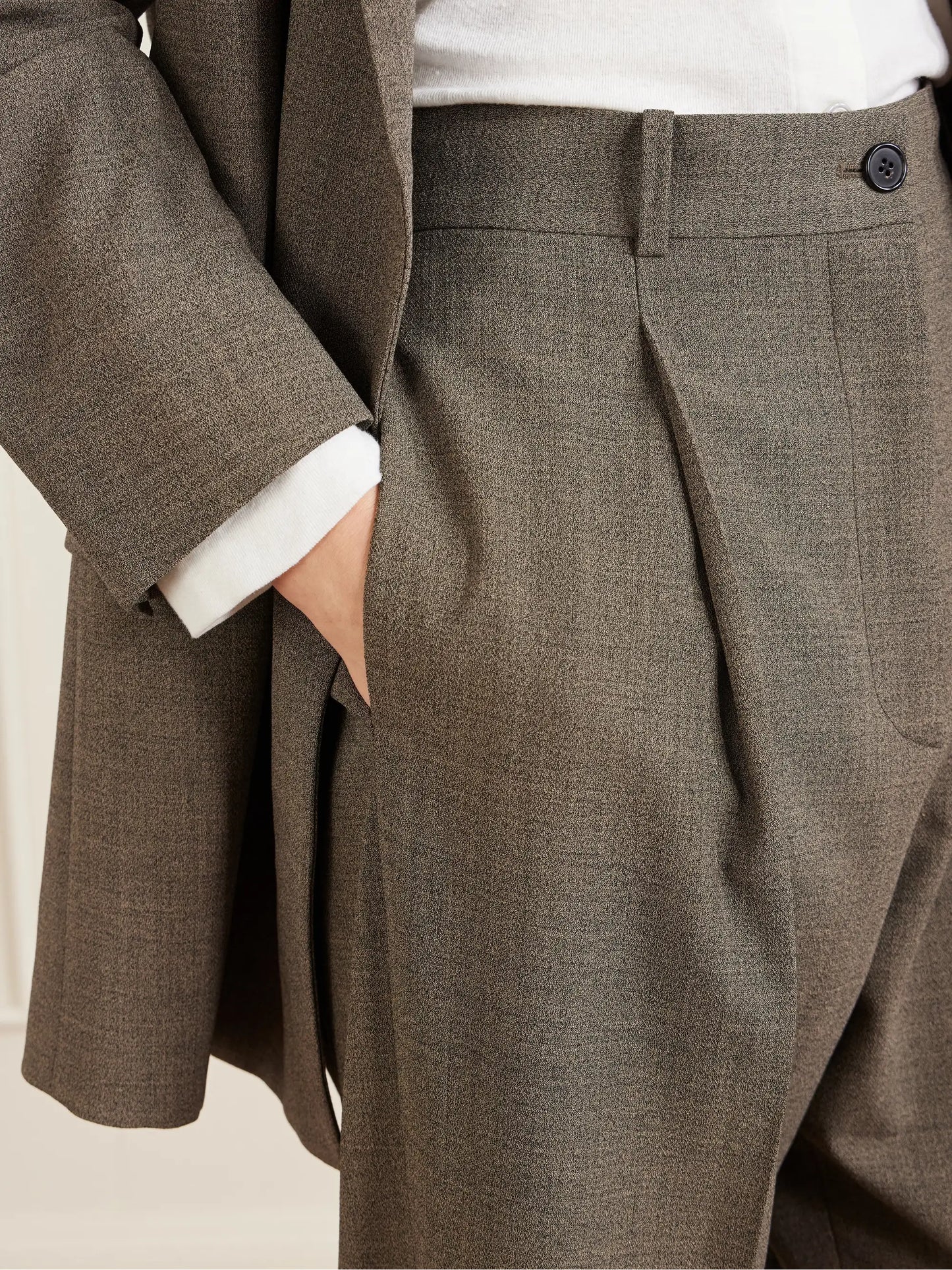 Gregori Wool Wide-leg Pants