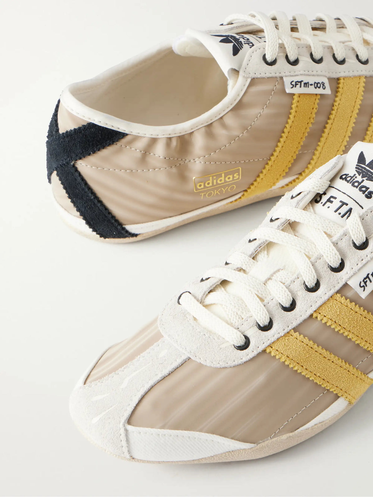 + Song For The Mute Tokyo Suede And Leather-trimmed Shell Sneakers