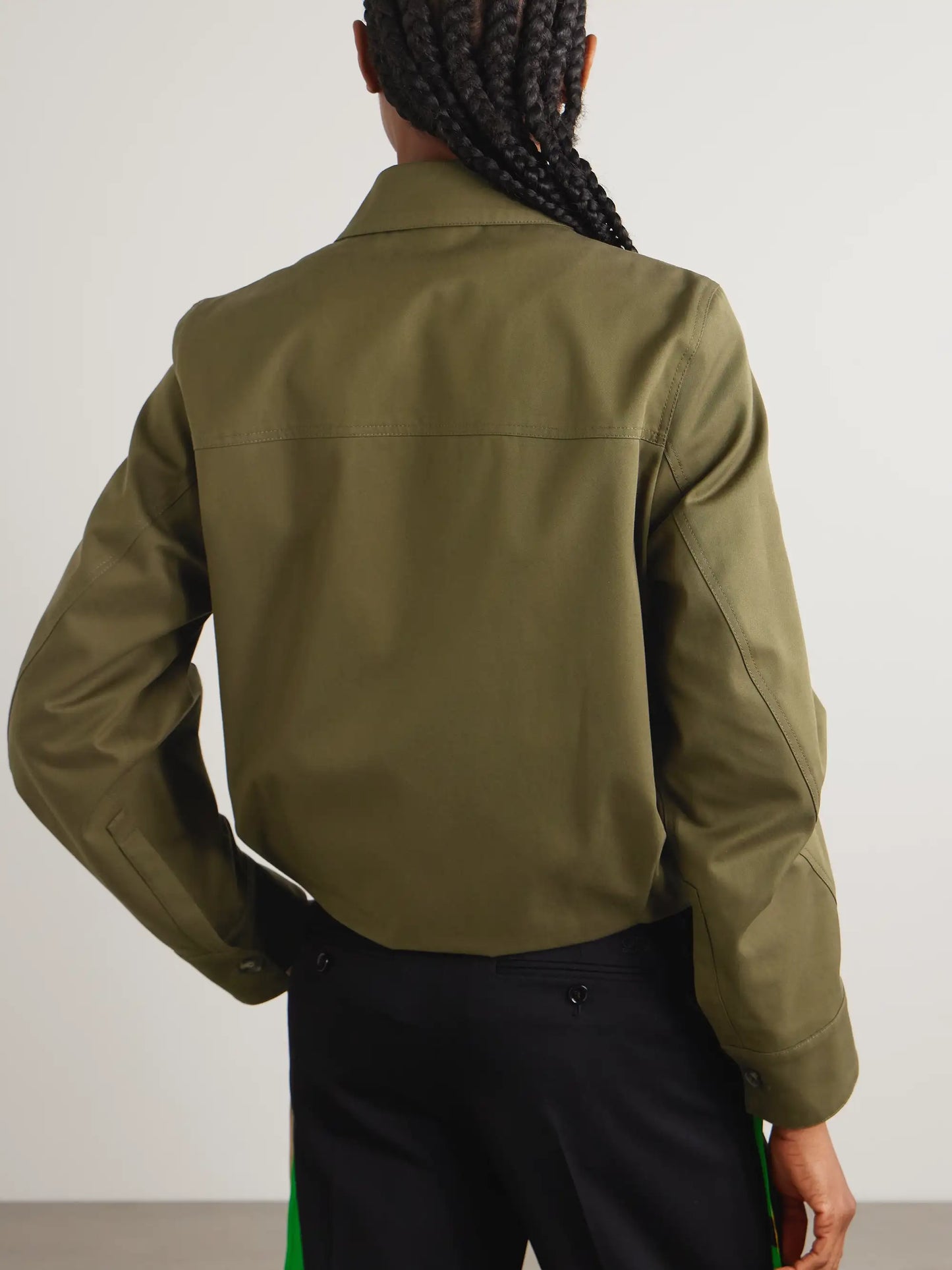 Embroidered Cotton And Silk-blend Jacket