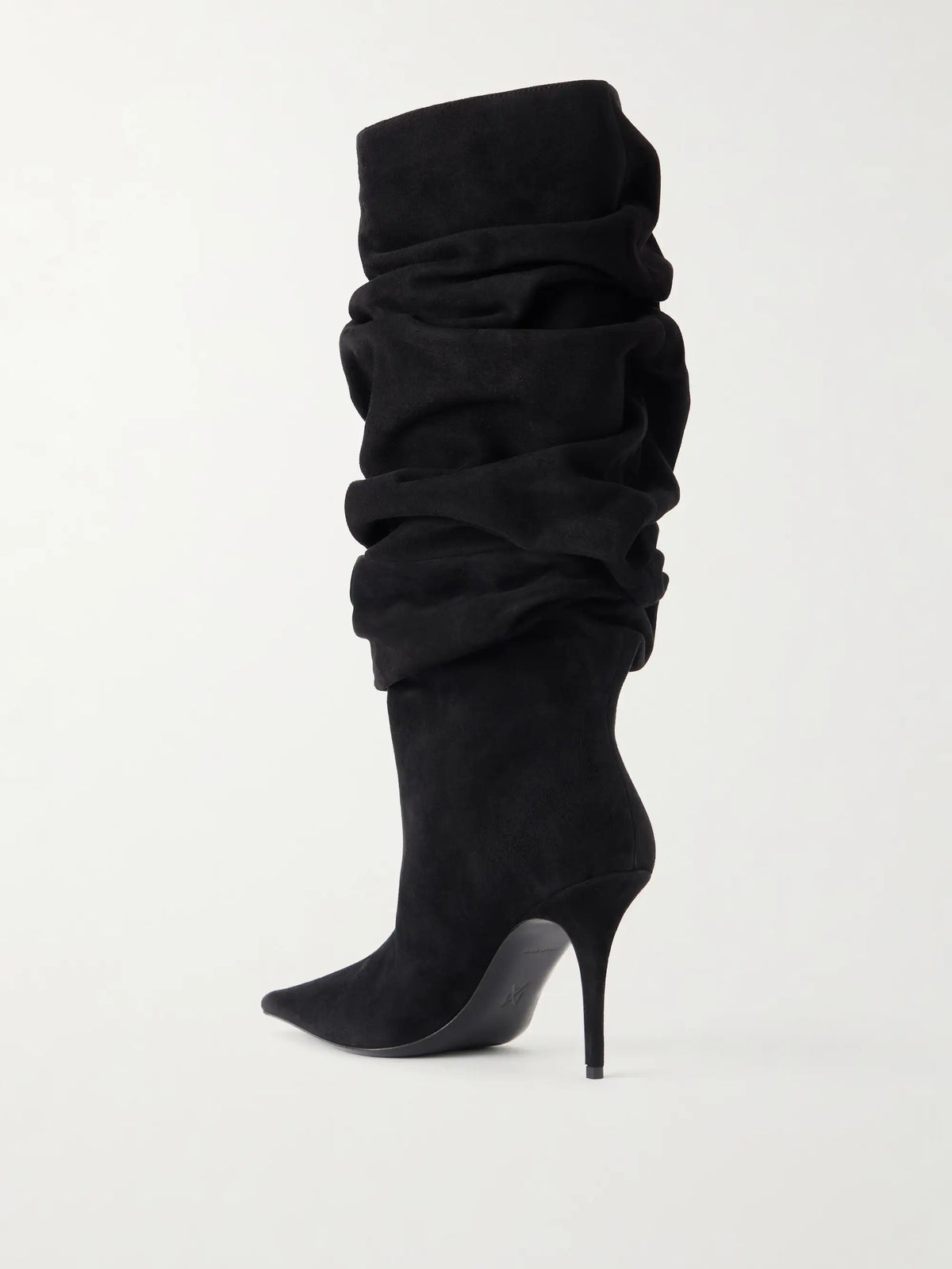 Amina Muaddi Anok 90 Suede Boots