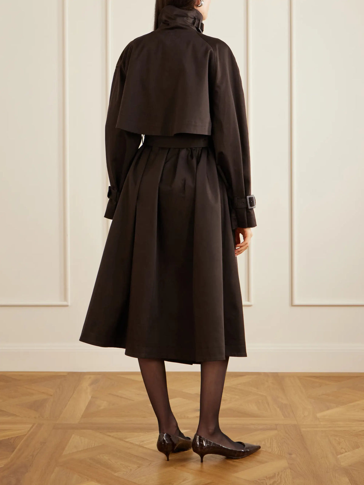 Nour Hammour Marchand Cotton-blend Trench Coat