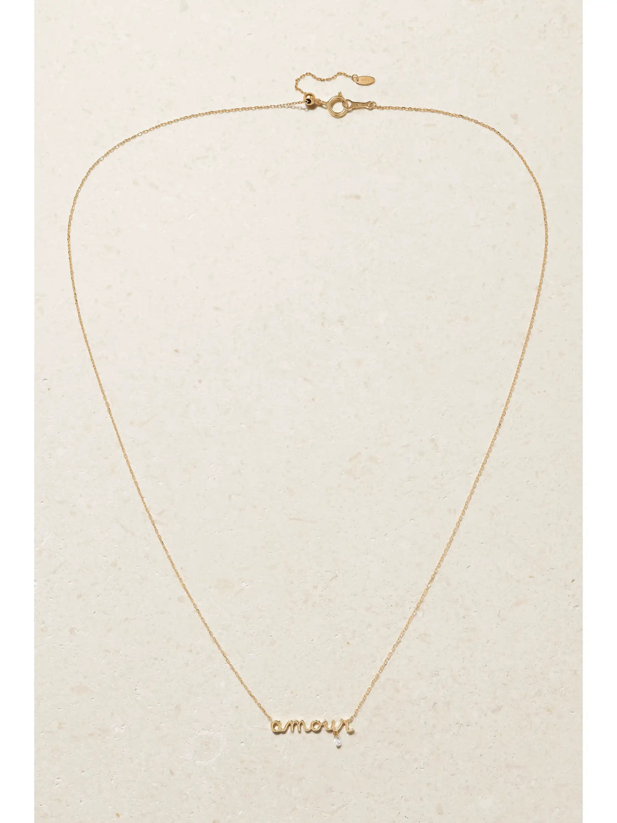 Amour 18-karat Gold Diamond Necklace