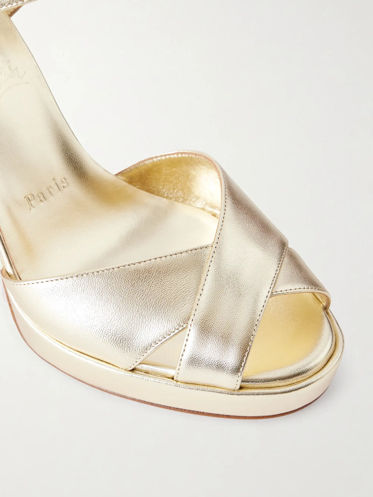 Cora 100 Leather Platform Sandals