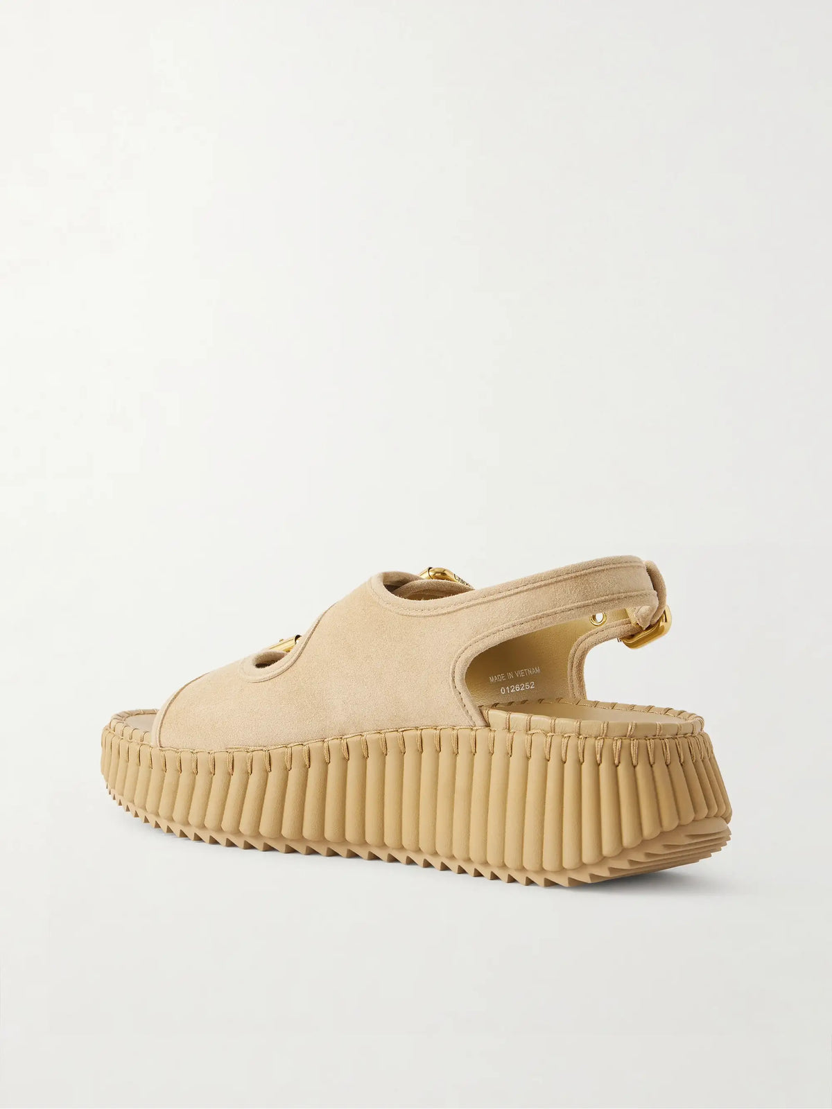 Nama Suede Platform Sandals