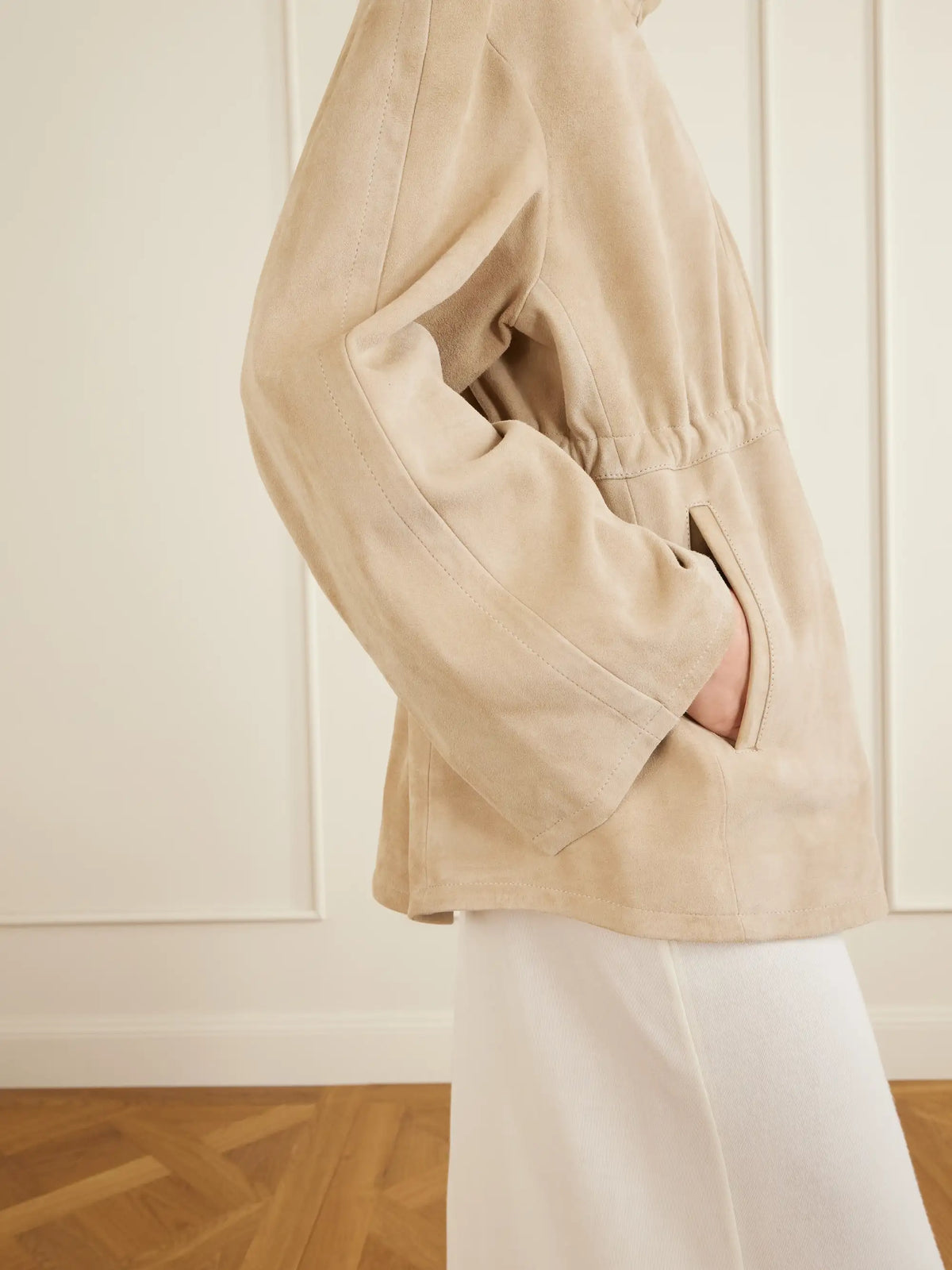 Nour Hammour Passage Suede Jacket