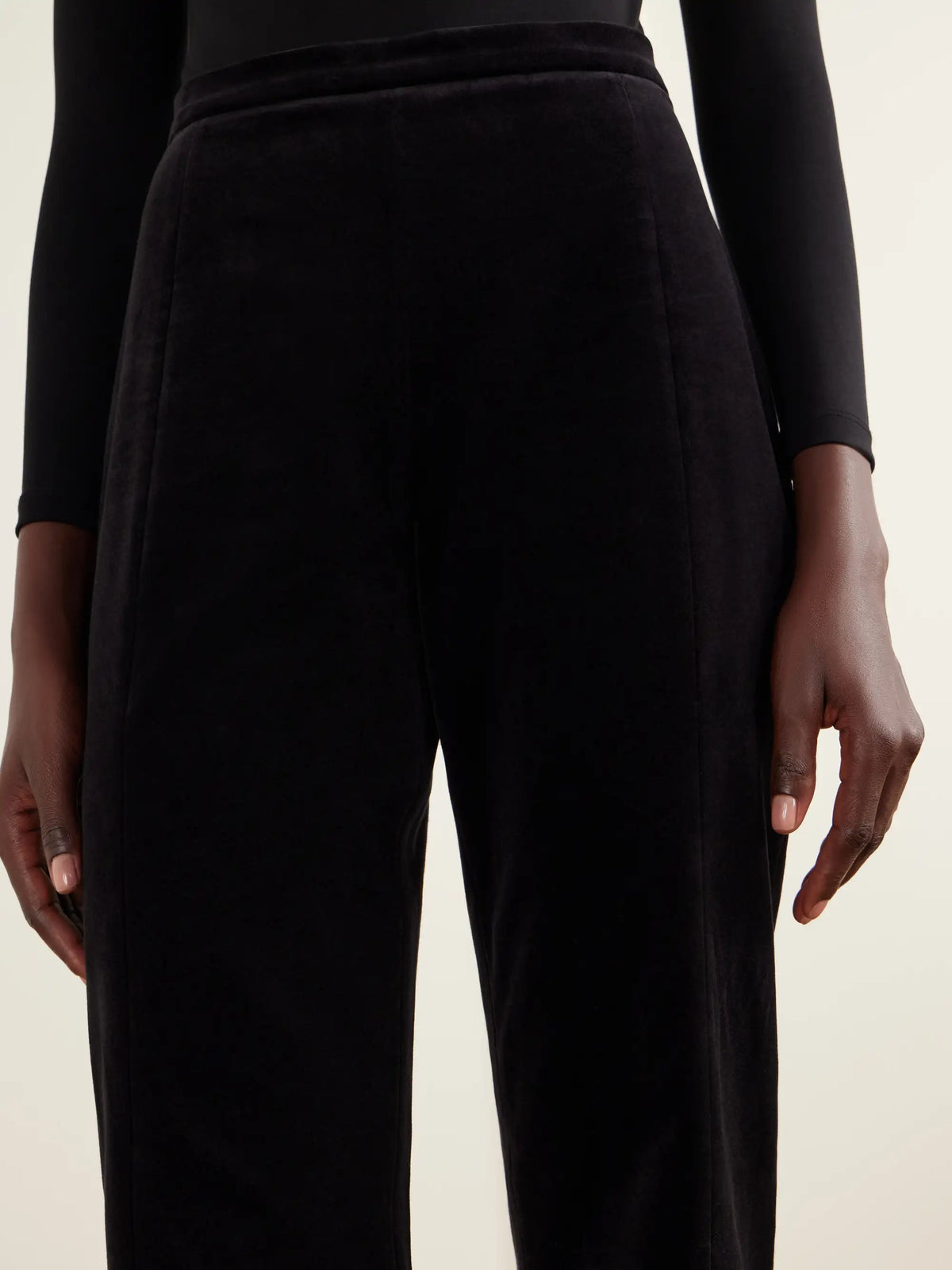 Costarellos Padra Cotton-velvet Flared Pants