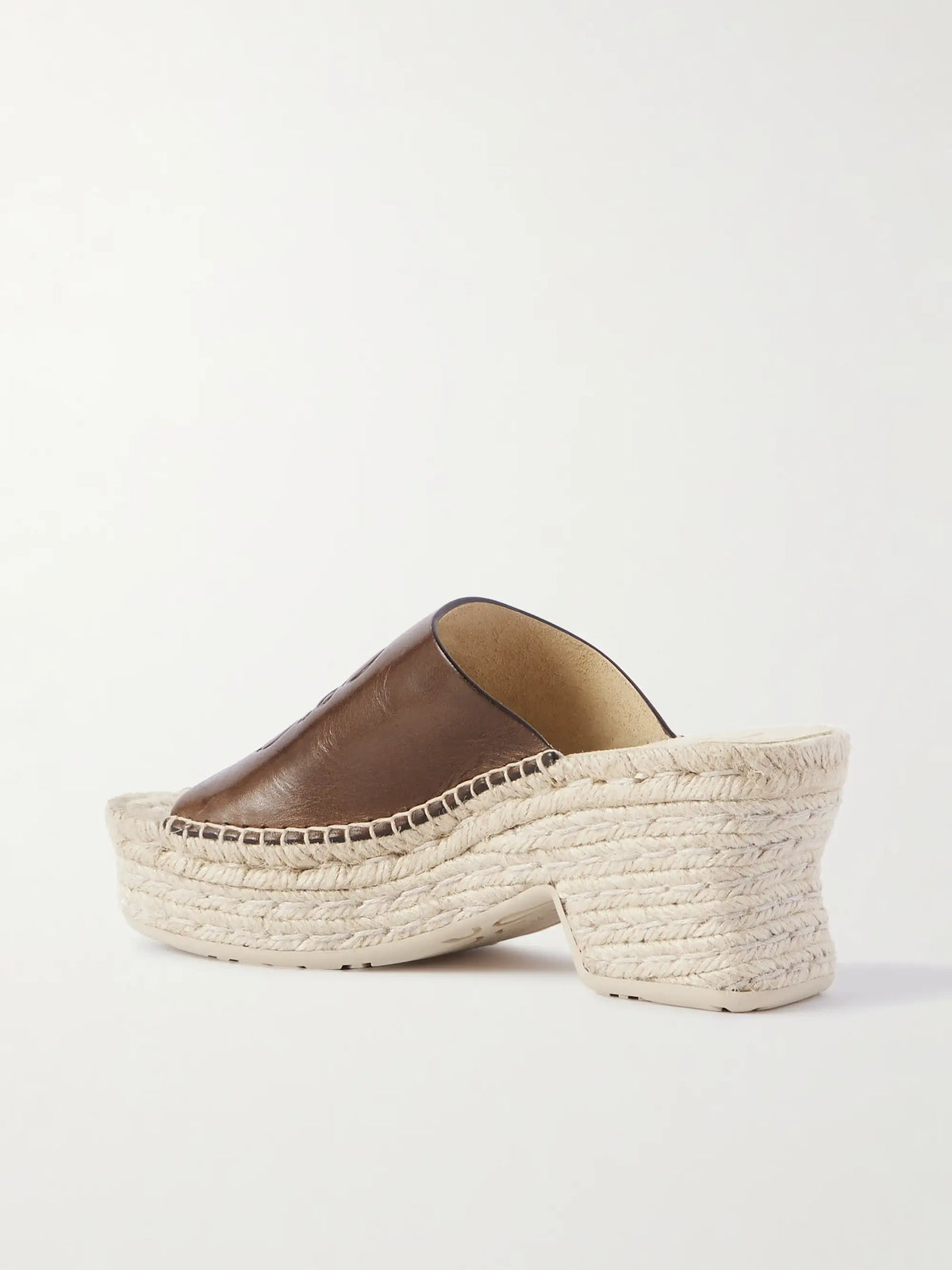 + Paula's Ibiza Leather Platform Wedge Sandals