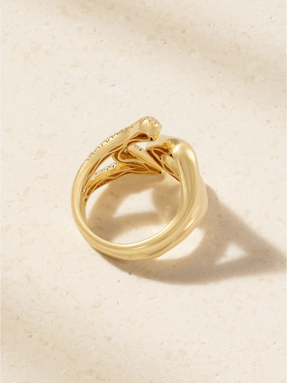 SHAY Zar 18-karat Gold Diamond Pinky Ring