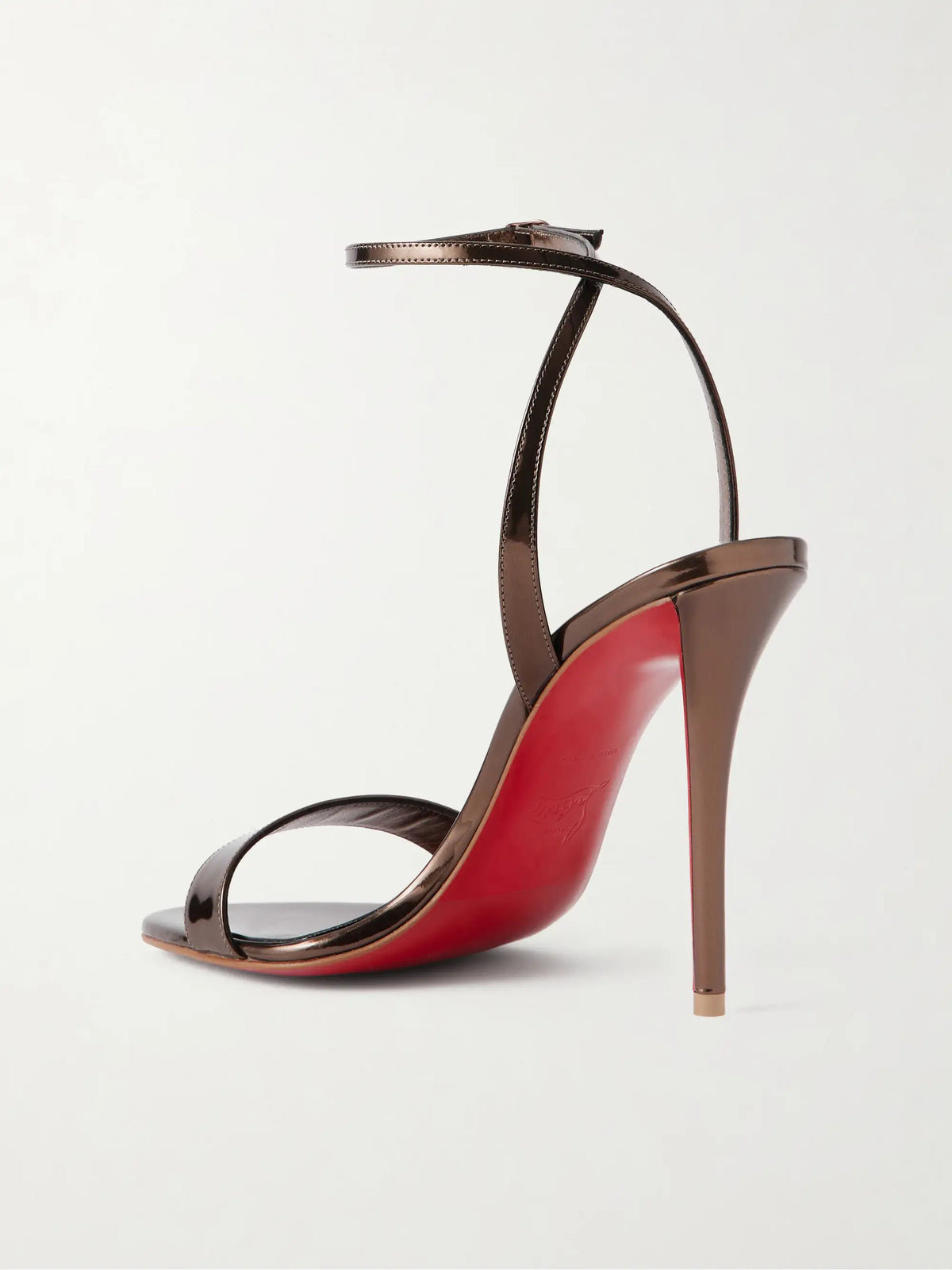 Miss Z 100 Metallic Patent-leather Sandals
