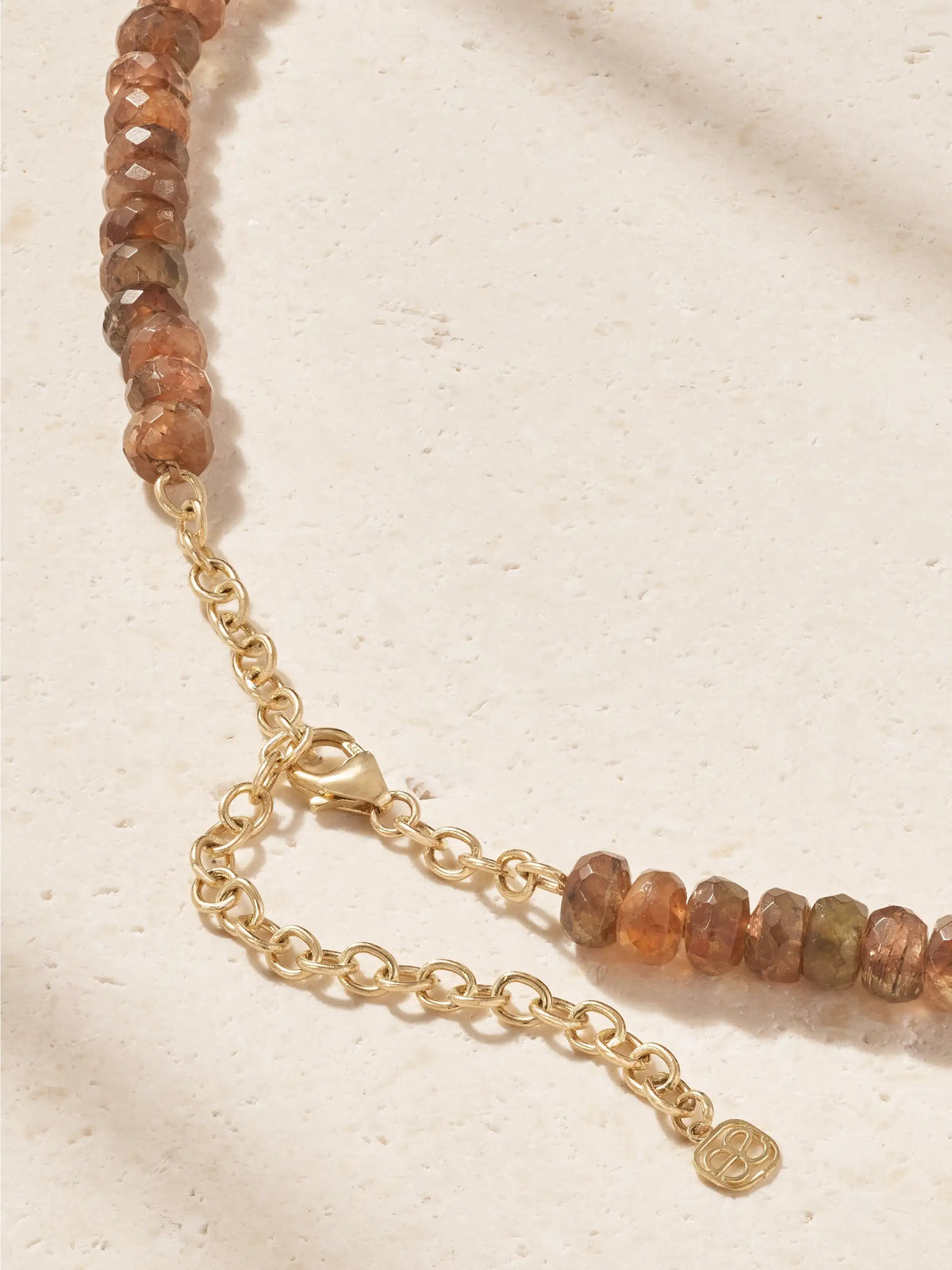 14-karat Gold, Andalusite And Diamond Necklace