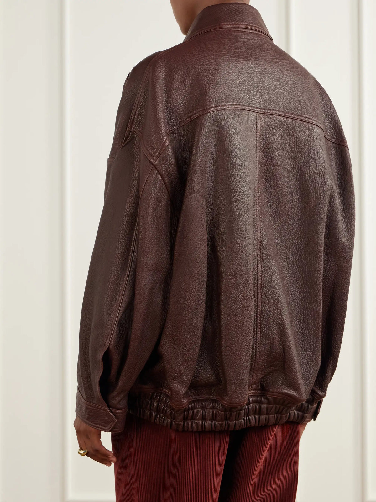RÓHE Textured-leather Jacket