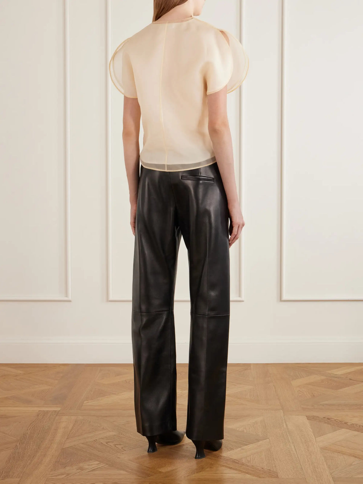 KHAITE Briar Silk-organza Blouse