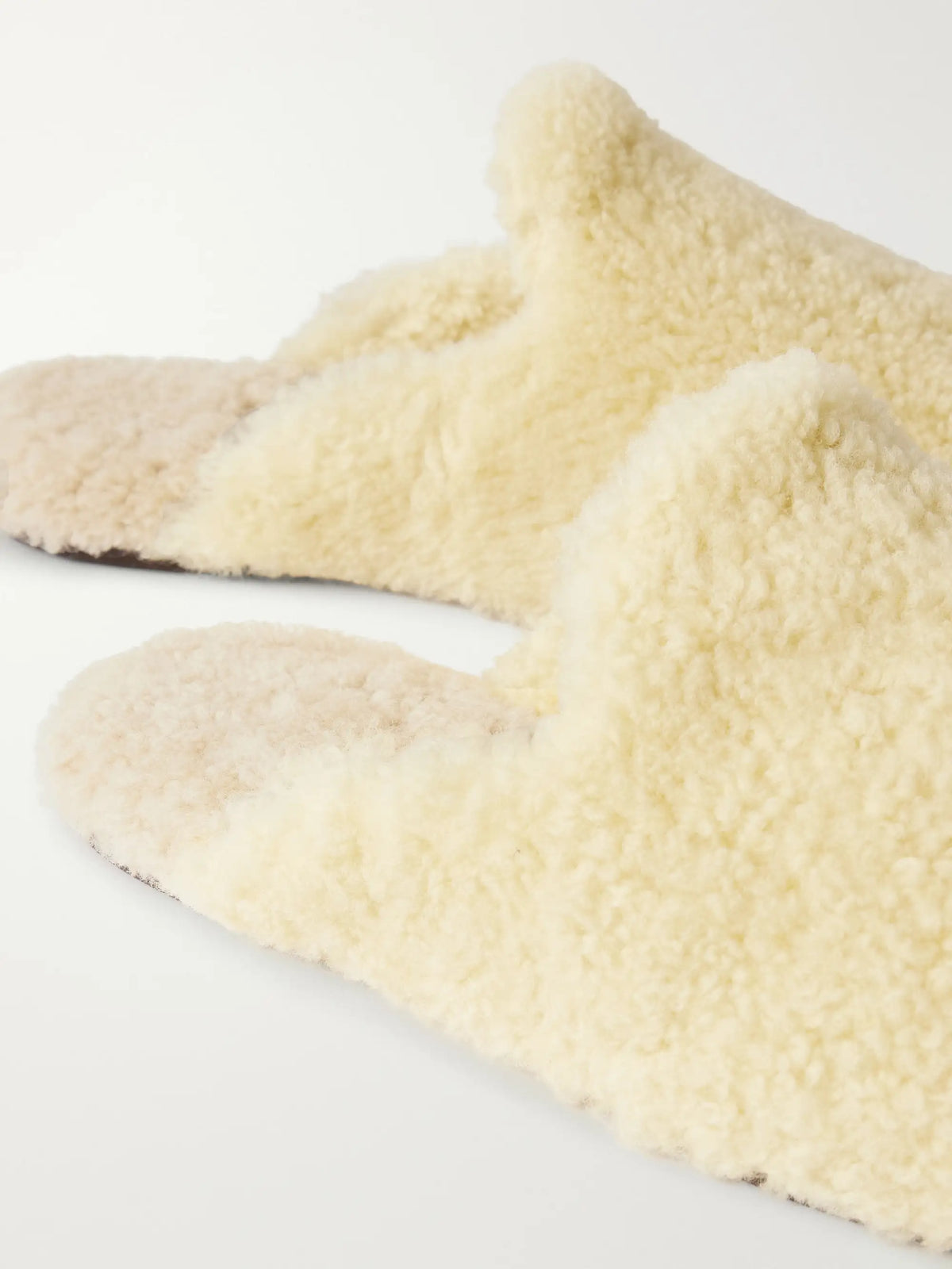 TEKLA + Auralee Shearling Slippers