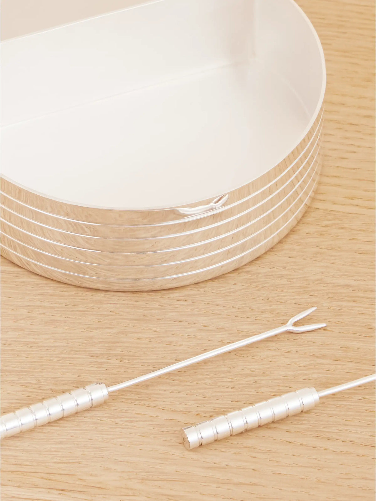 Montgomery Silver-plated Olive Bowl And Pick Forks