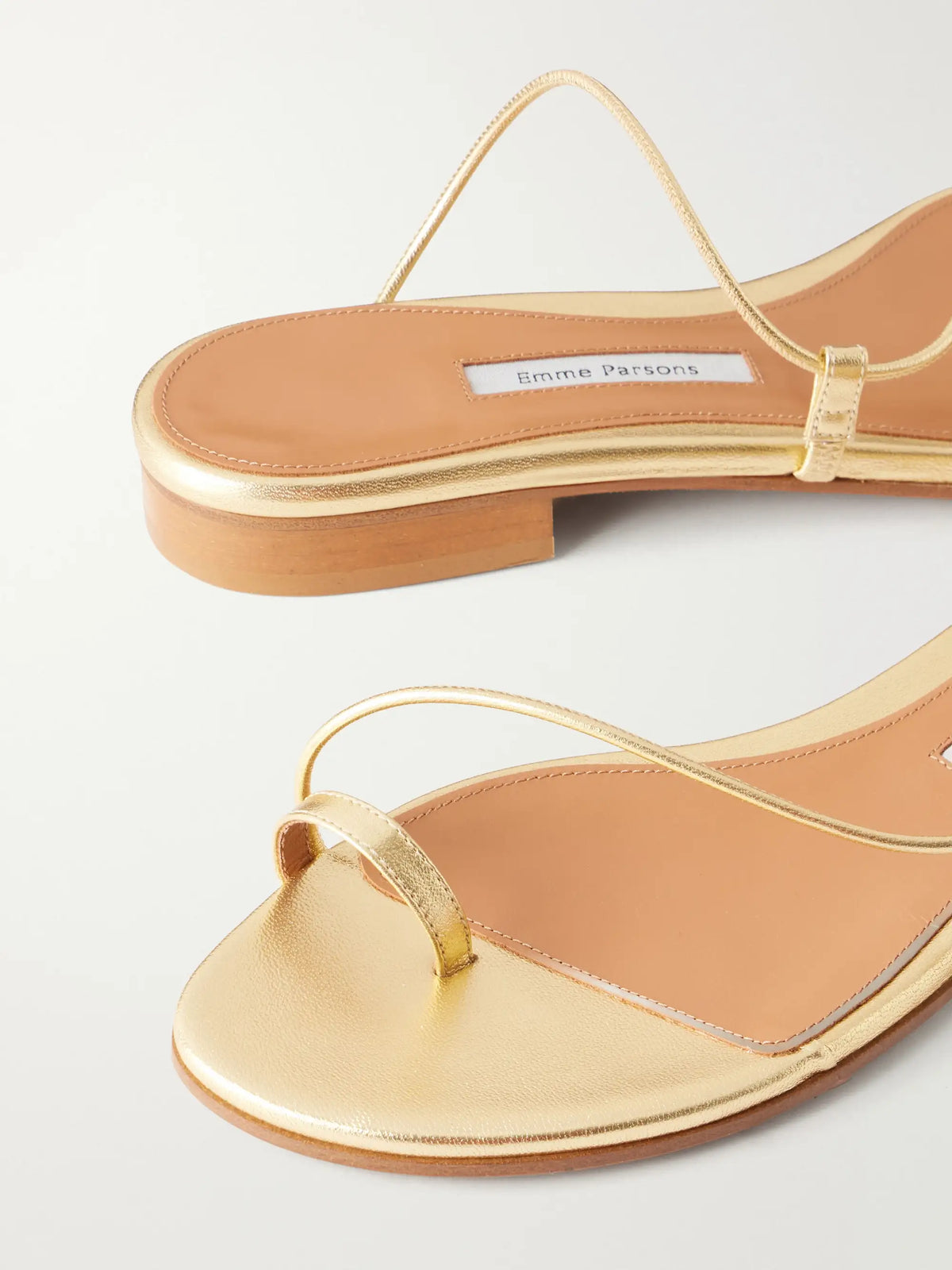 Susan Metallic-leather Sandals