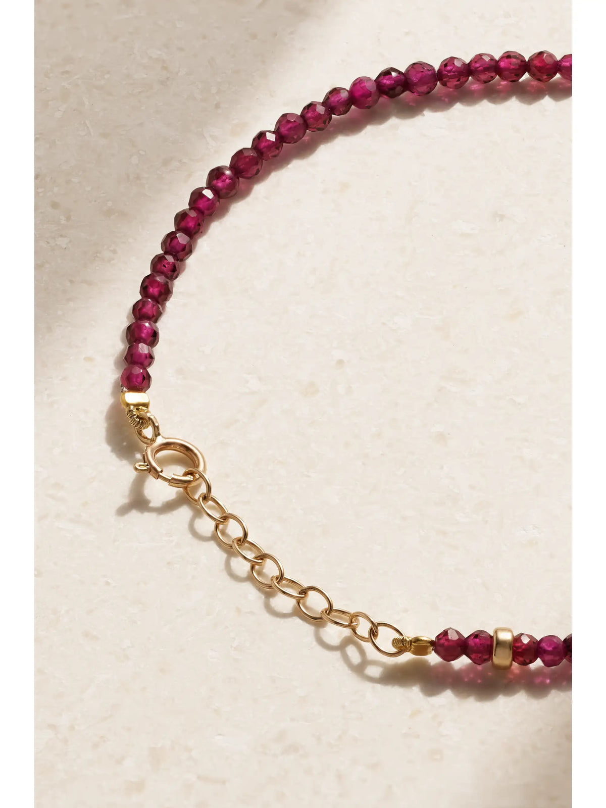 + Net Sustain Birthstone 14-karat Gold Beaded Bracelet