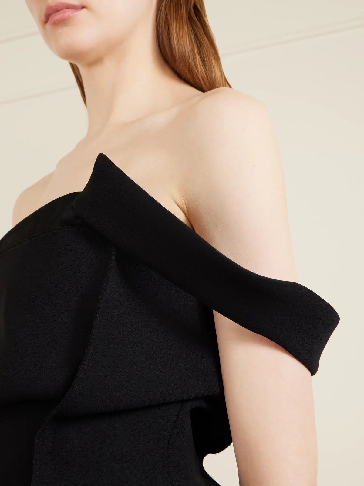 KHAITE Yasmina Crepe Blouse