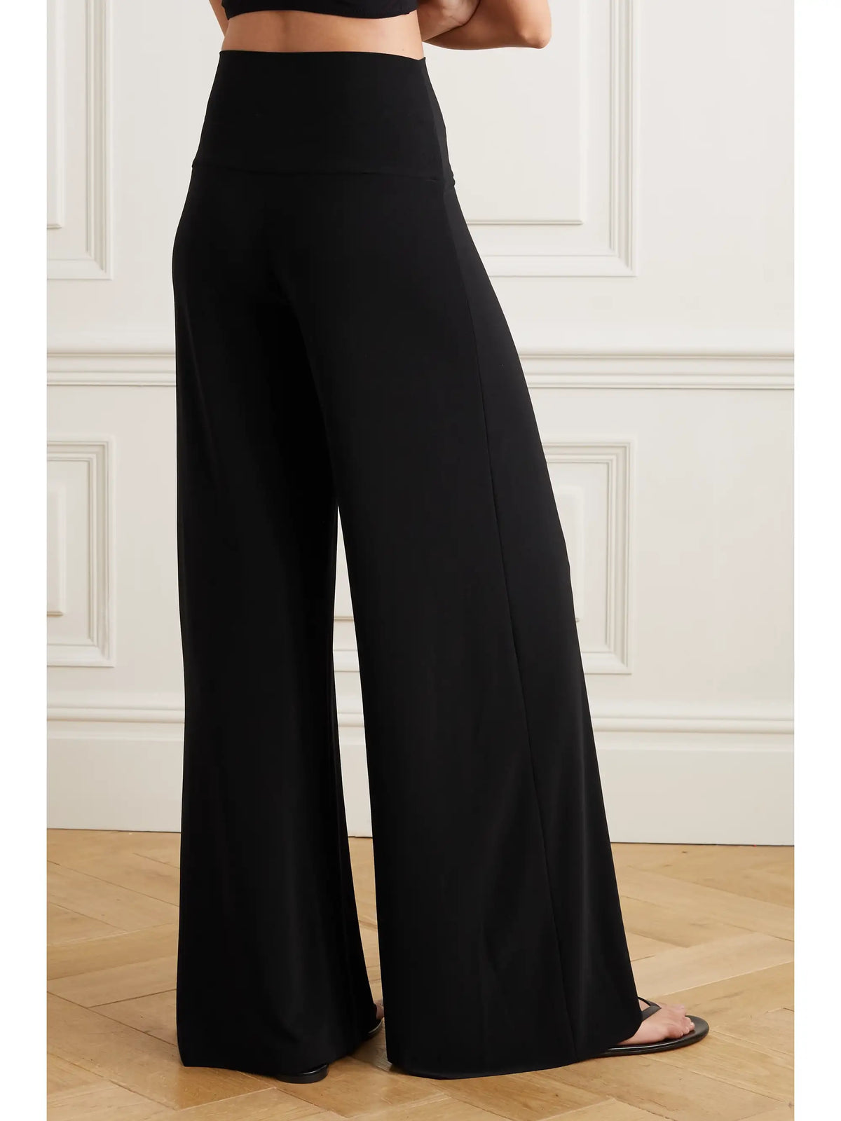 Elephant Stretch-jersey Wide-leg Pants