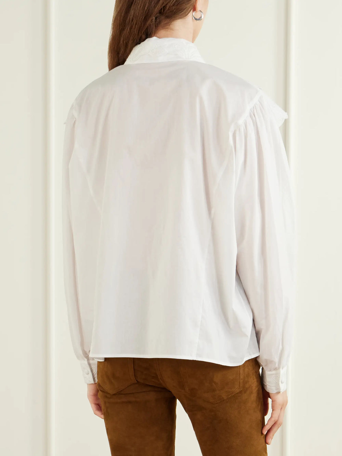 FRAME The Equestrian Cotton-poplin Shirt