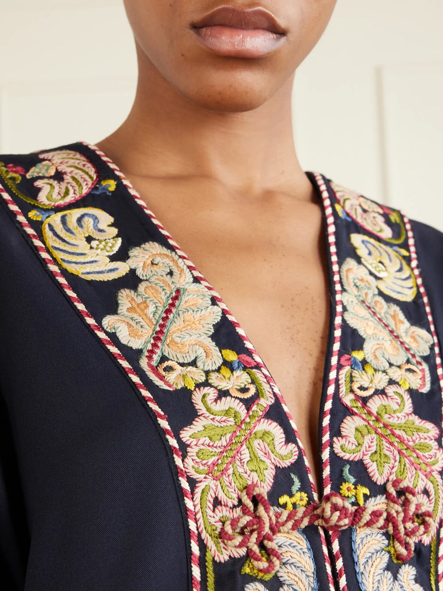Feather Runner Embroidered Cotton-blend Twill Jacket