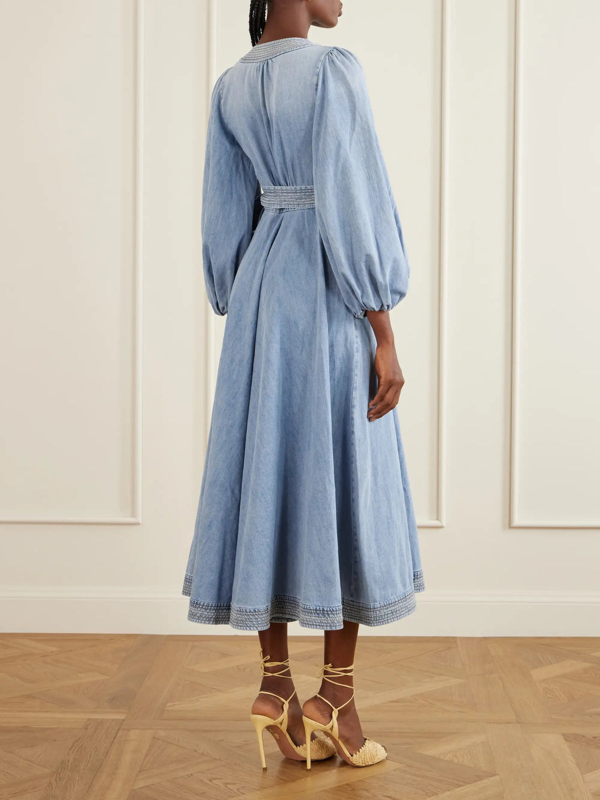 Zimmermann Indra Denim Midi Dress