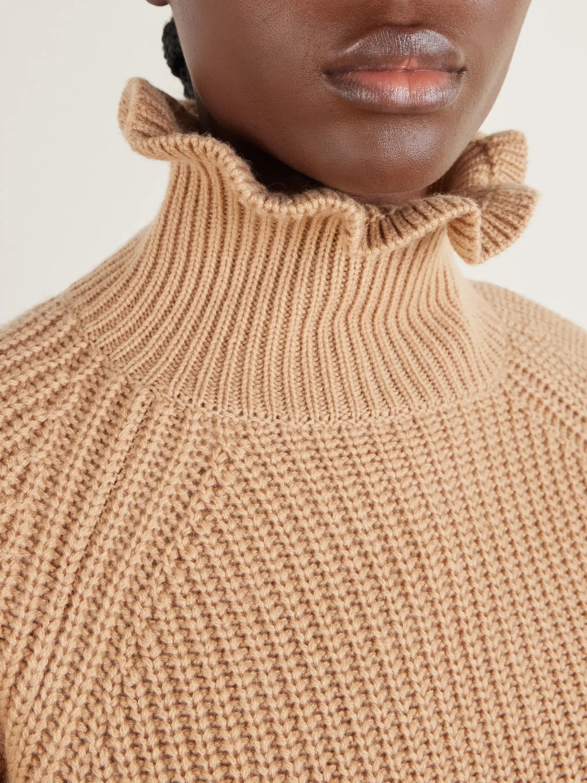 Max Mara Pontile Ribbed Wool And Cashmere-blend Turtleneck Sweater