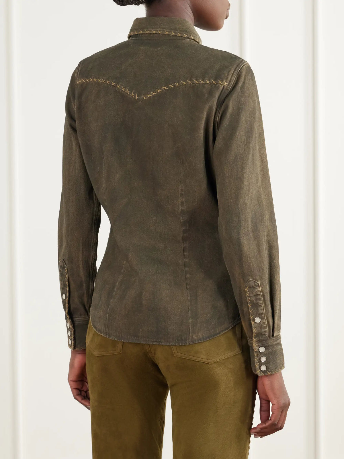 RRL Whipstitched Denim Shirt