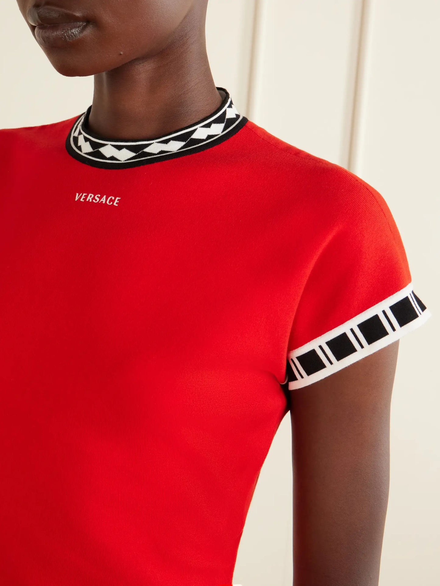 Logo-embroidered Cotton Mini Dress