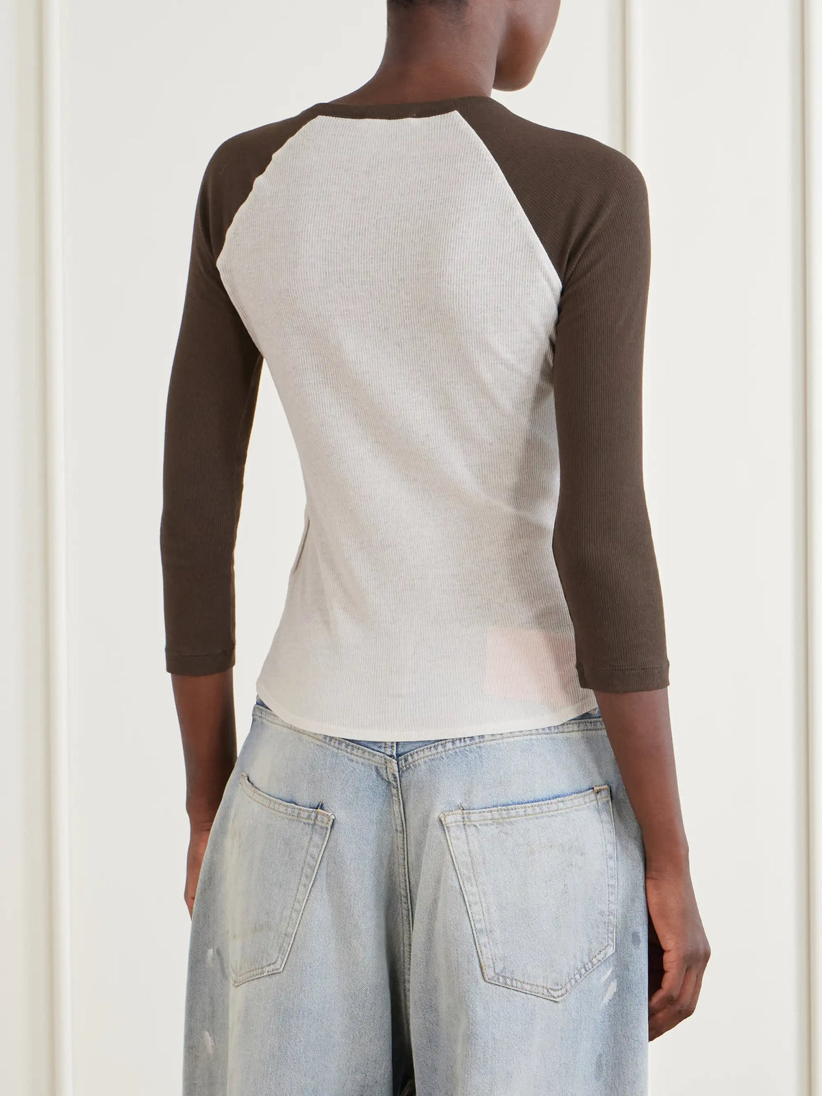 Acne Studios Printed Cotton-ribbed T-shirt