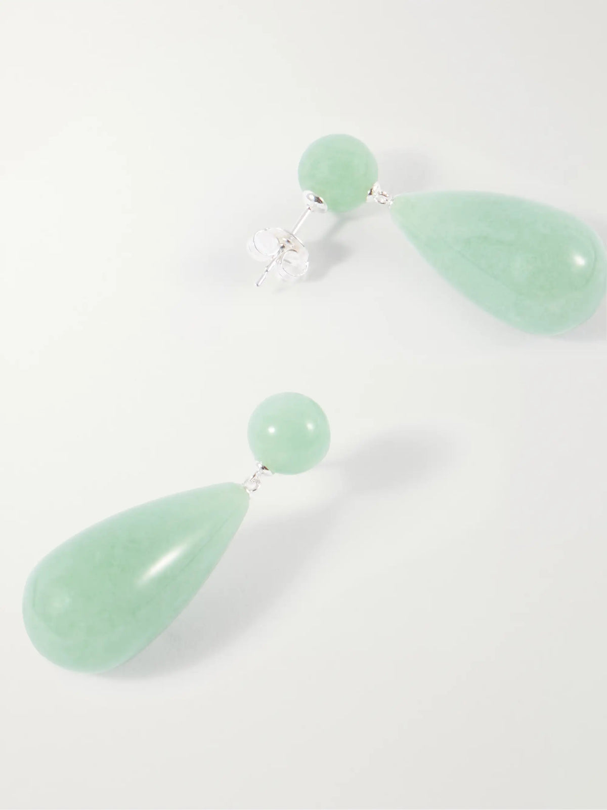 The Lola Sterling Silver Aventurine Earrings