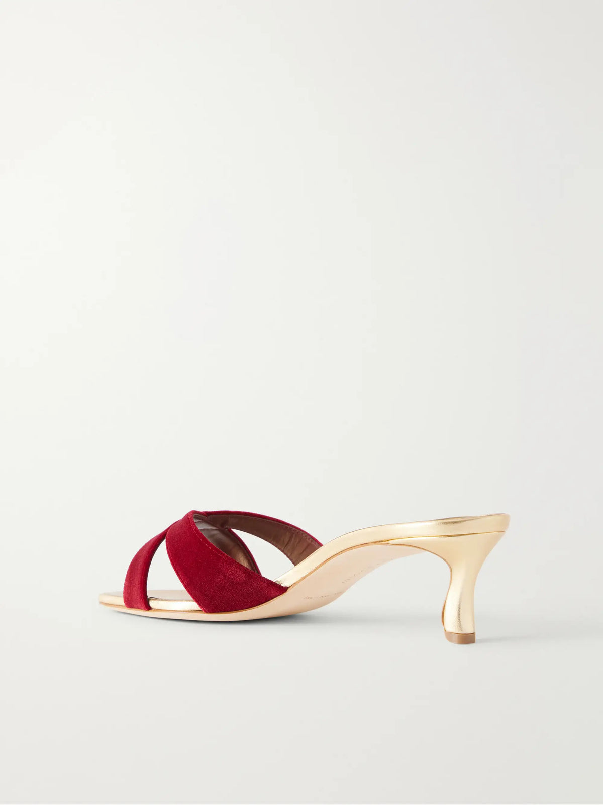 Manolo Blahnik Callydramu 50 Velvet Sandals