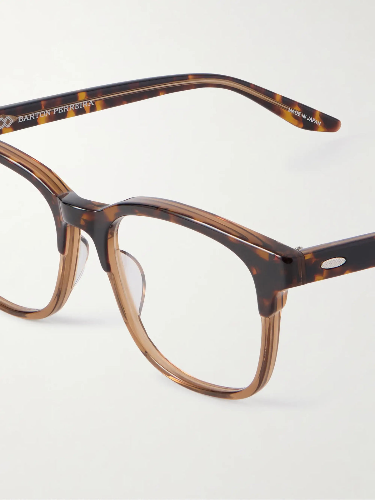 Emerson Square-frame Tortoiseshell Acetate Optical Glasses