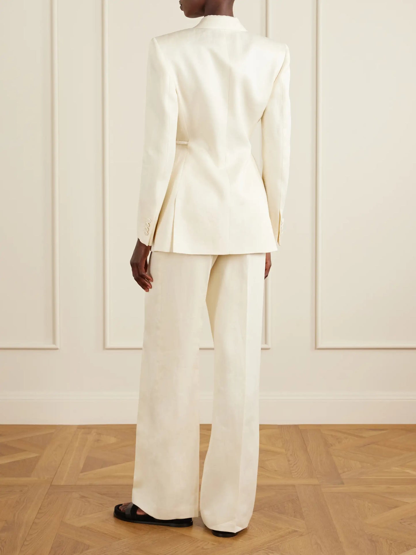 Epona Belted Linen Blazer