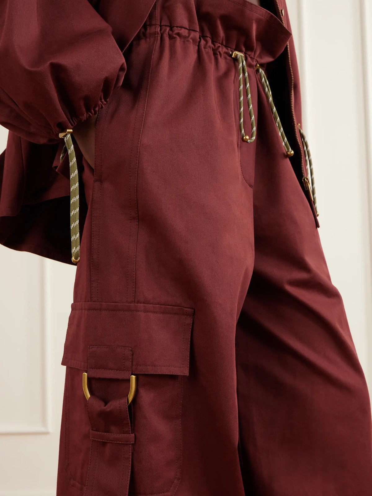 Zimmermann Clash Cotton-drill Tapered Cargo Pants