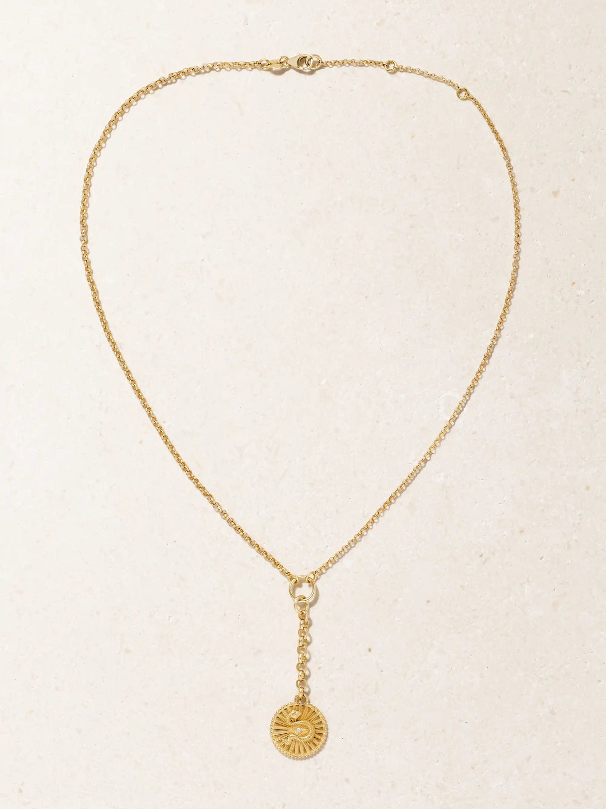 + Net Sustain Wholeness 18-karat Recycled Gold Diamond Necklace