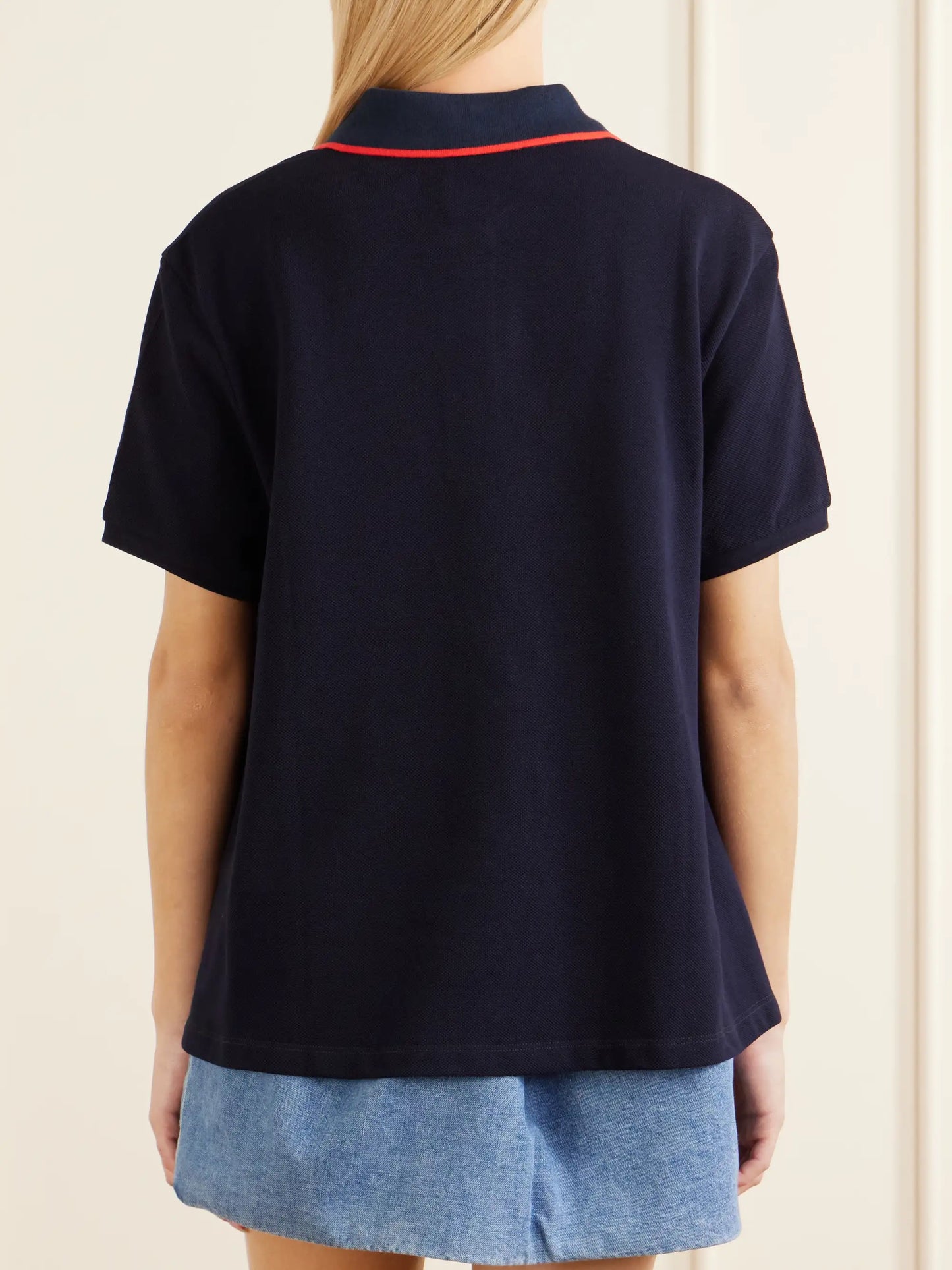 Anagram-embroidered Cotton-piqué Polo Shirt