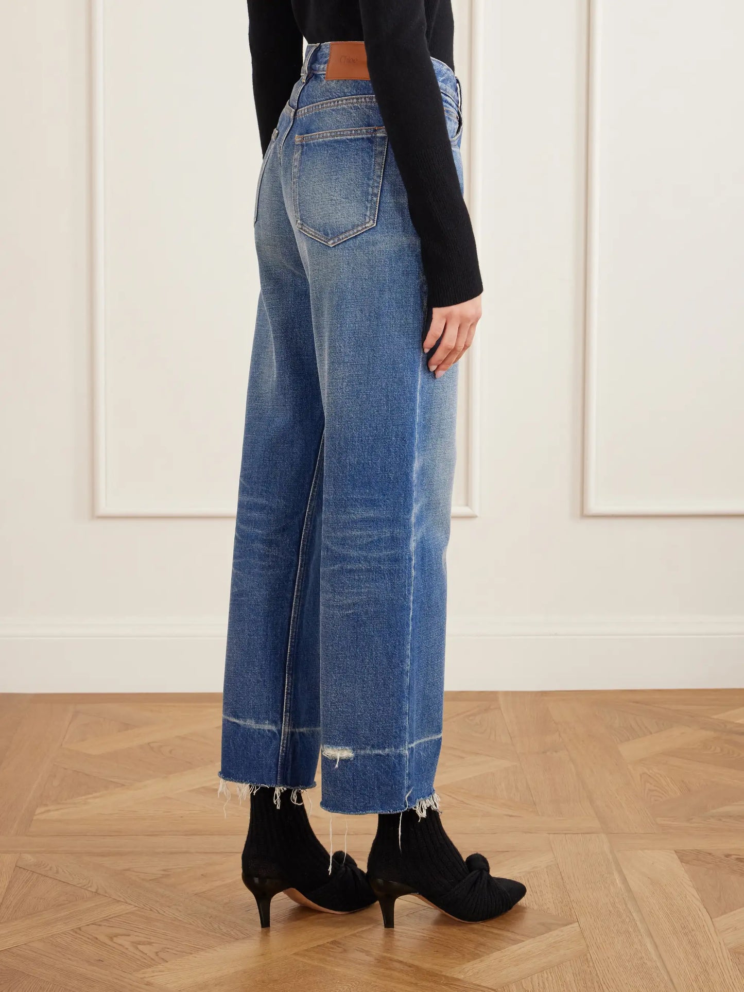 High-rise Wide-leg Jeans