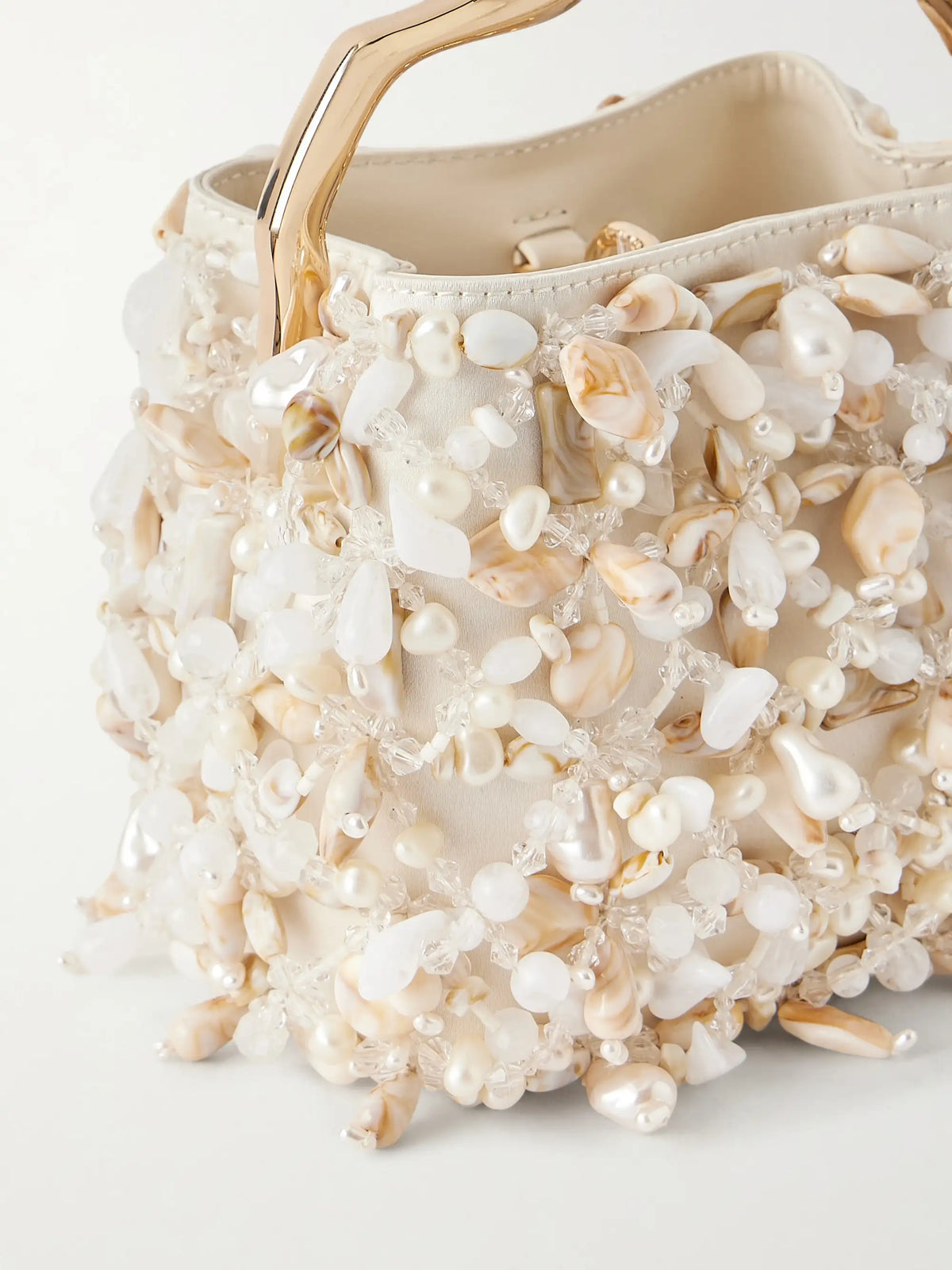 Solene Mini Bead-embellished Clutch