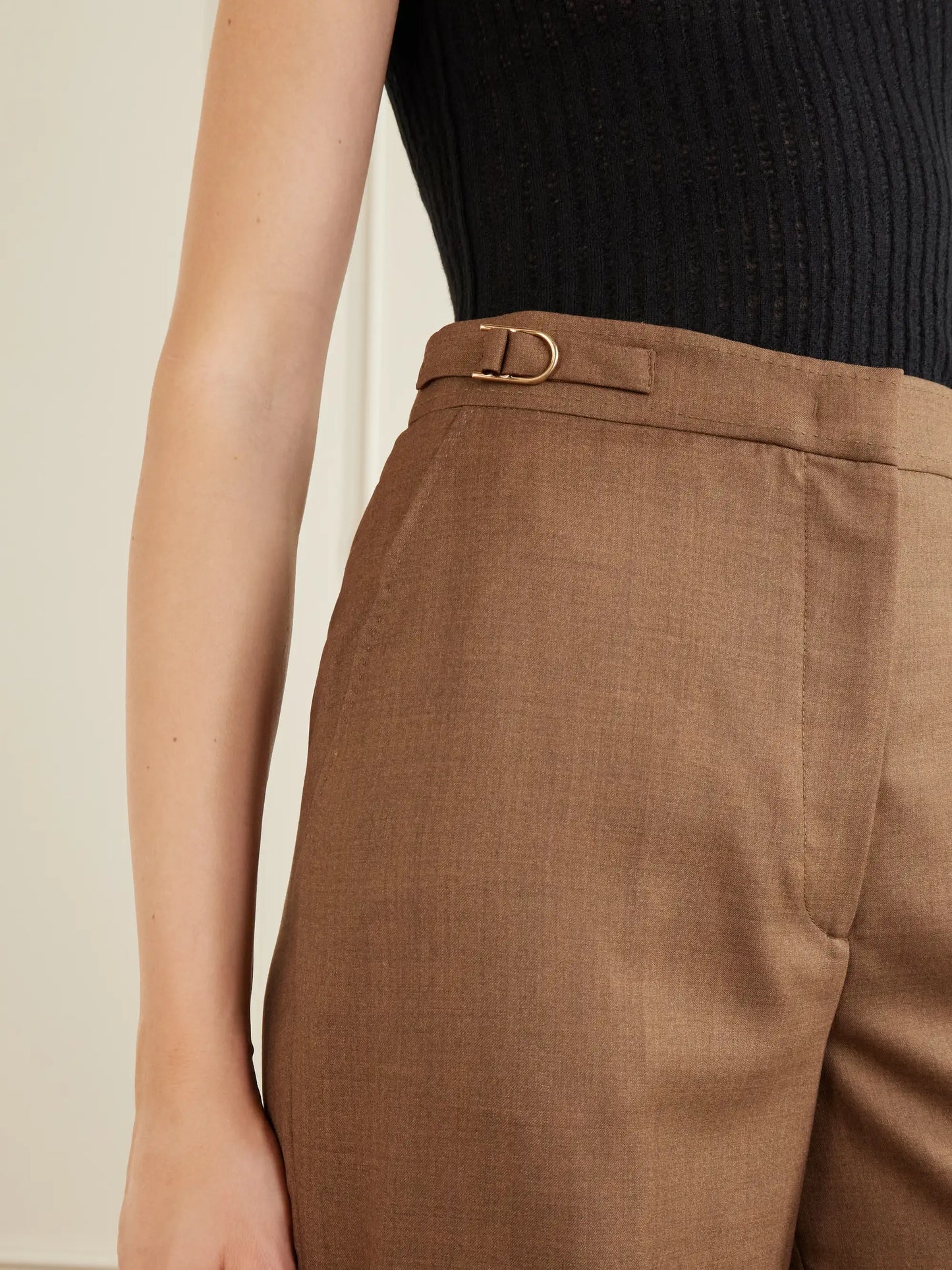 Vesta Wool Straight-leg Pants