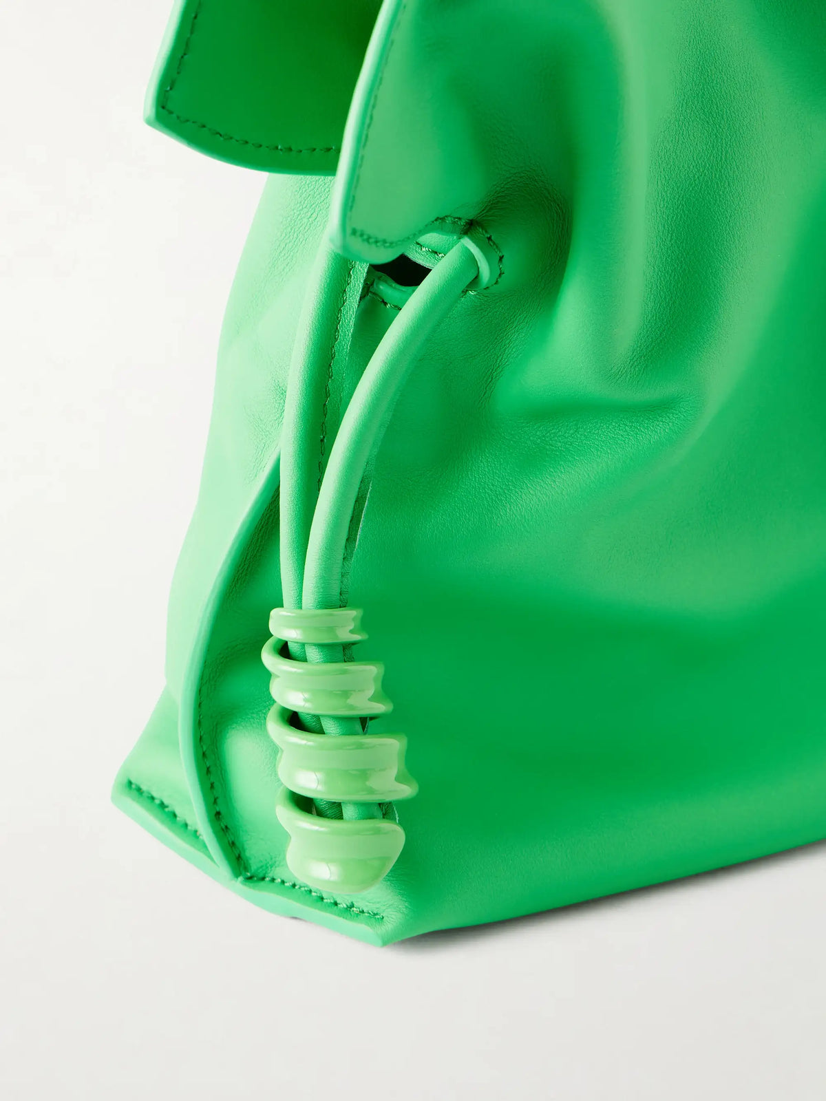 Flamenco Coil Mini Leather Clutch
