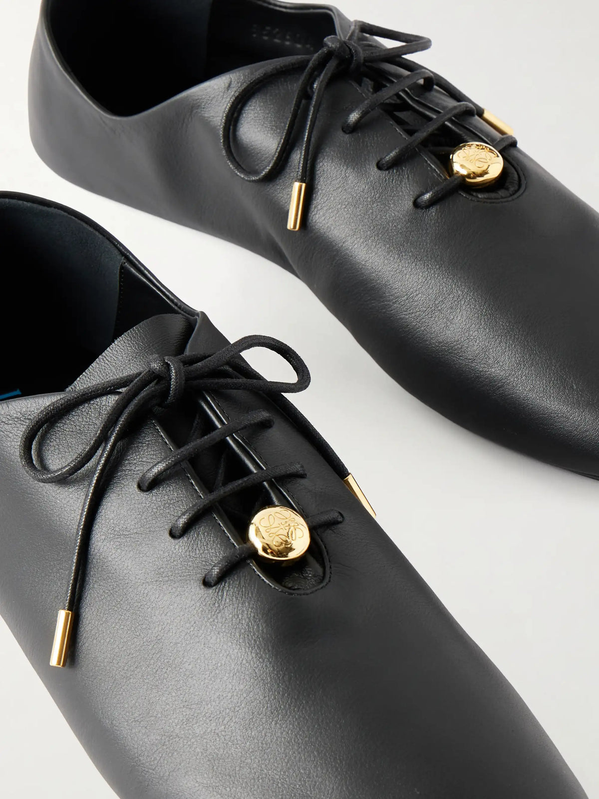 Pebble Embellished Leather Sneakers