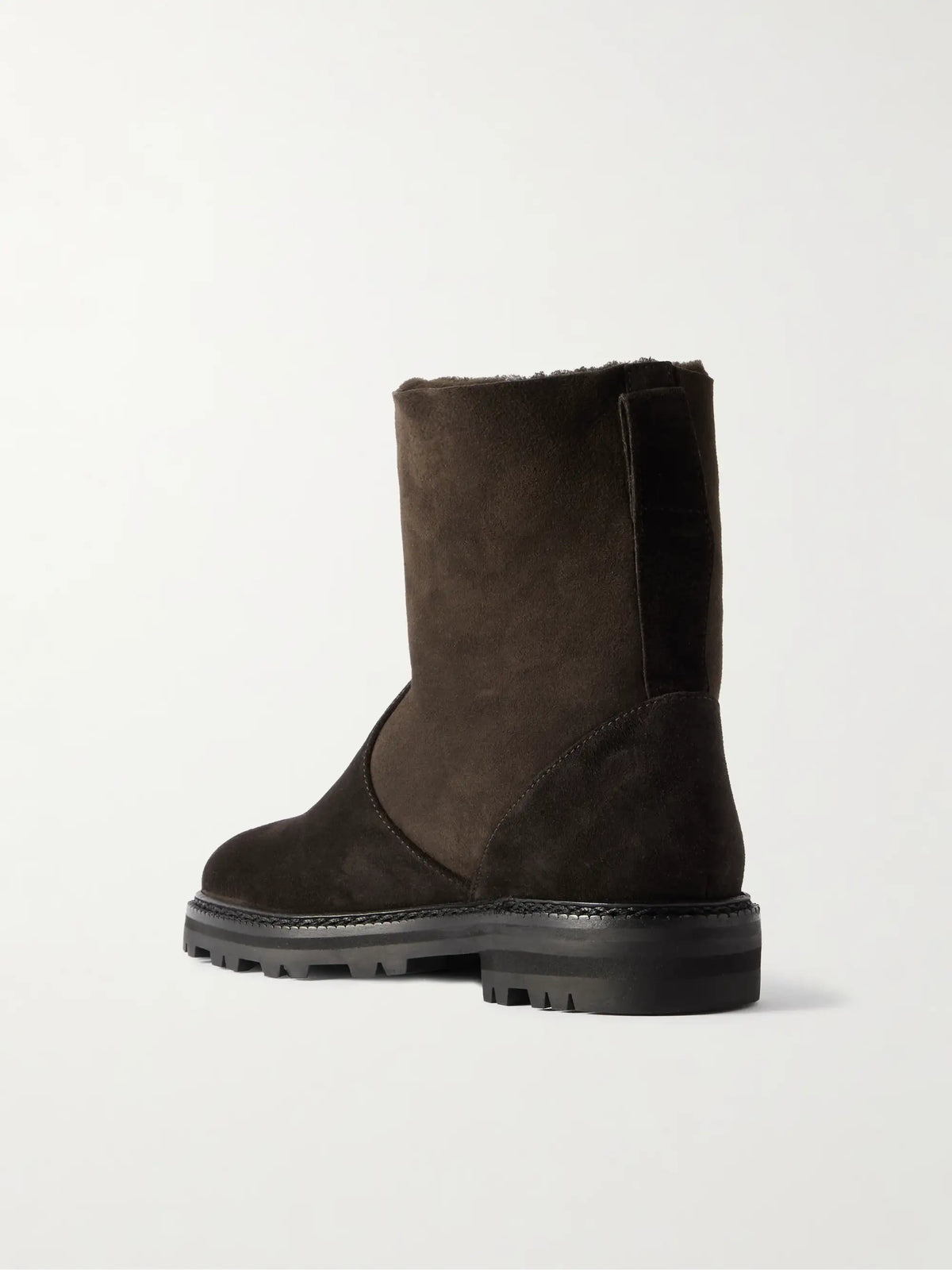 Tomosa Shearling-lined Suede Ankle Boots