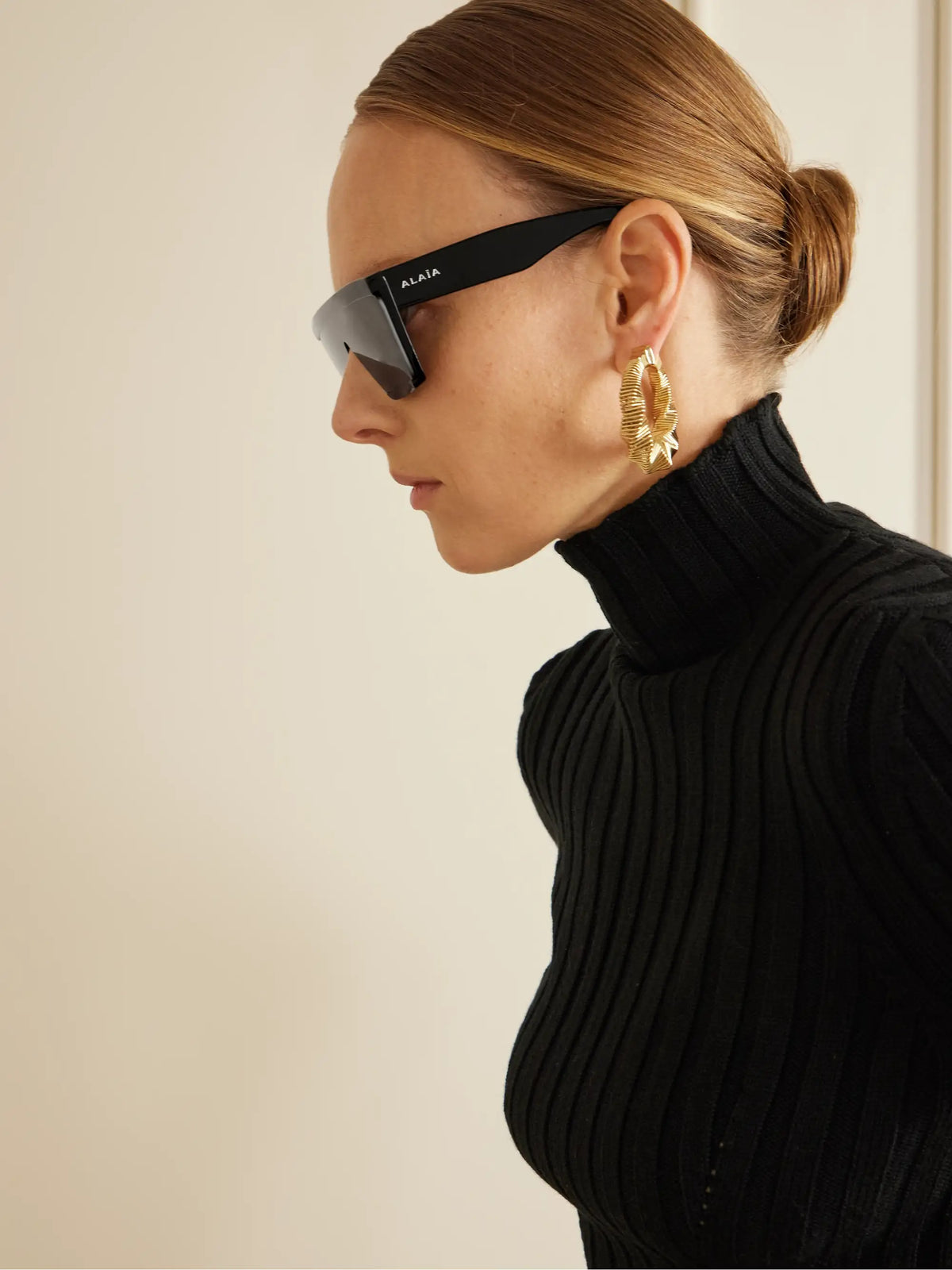 Alaïa D-frame Acetate Sunglasses