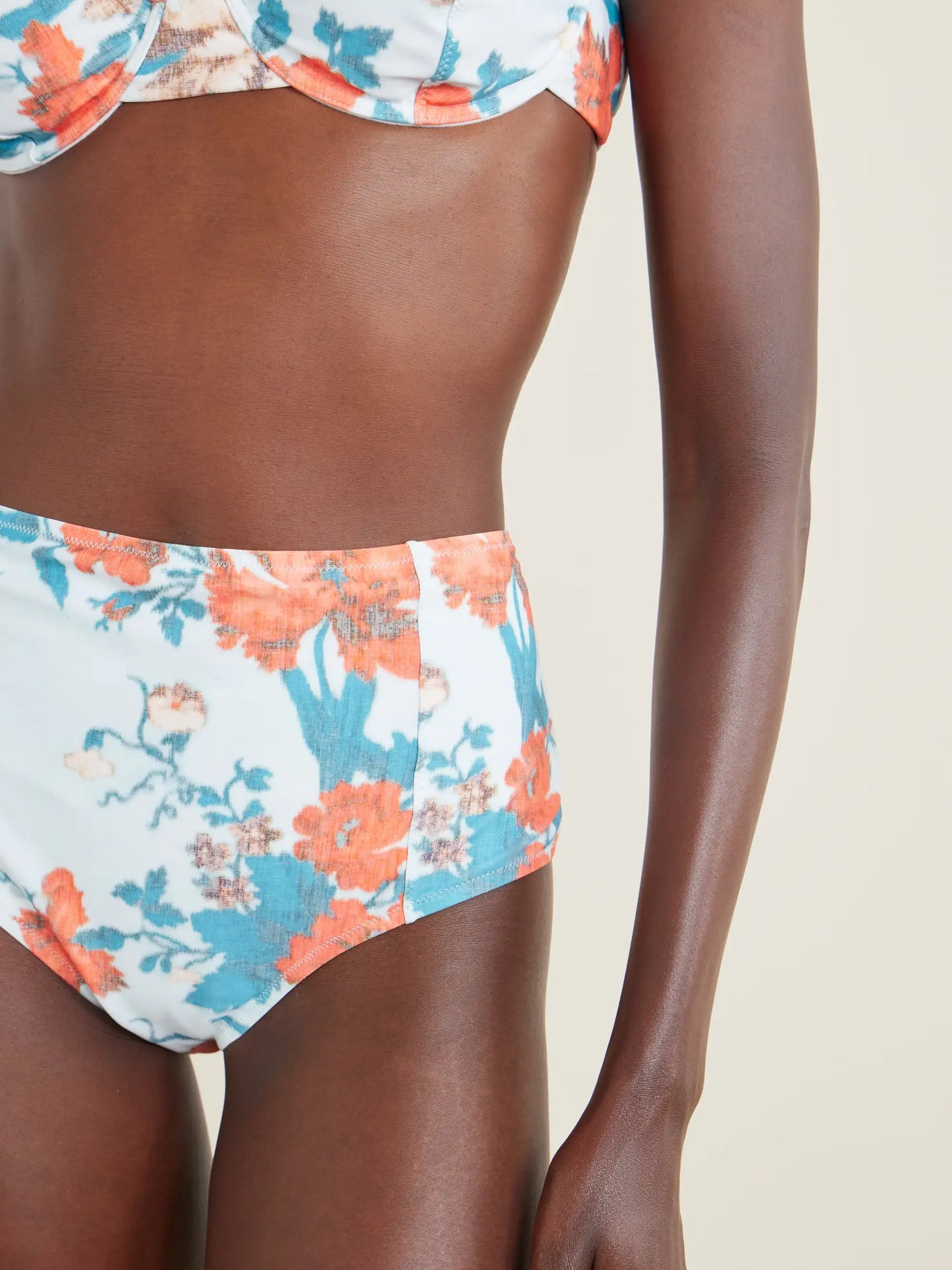 Floral-print Bikini Bottom