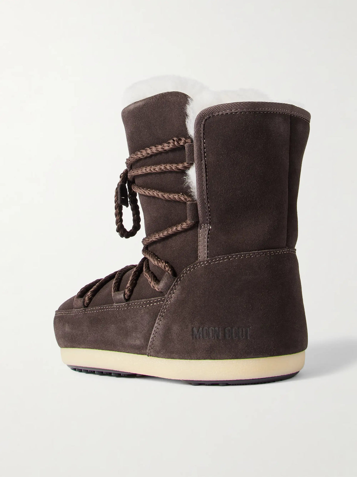 Evx Shearling-lined Suede Snow Boots