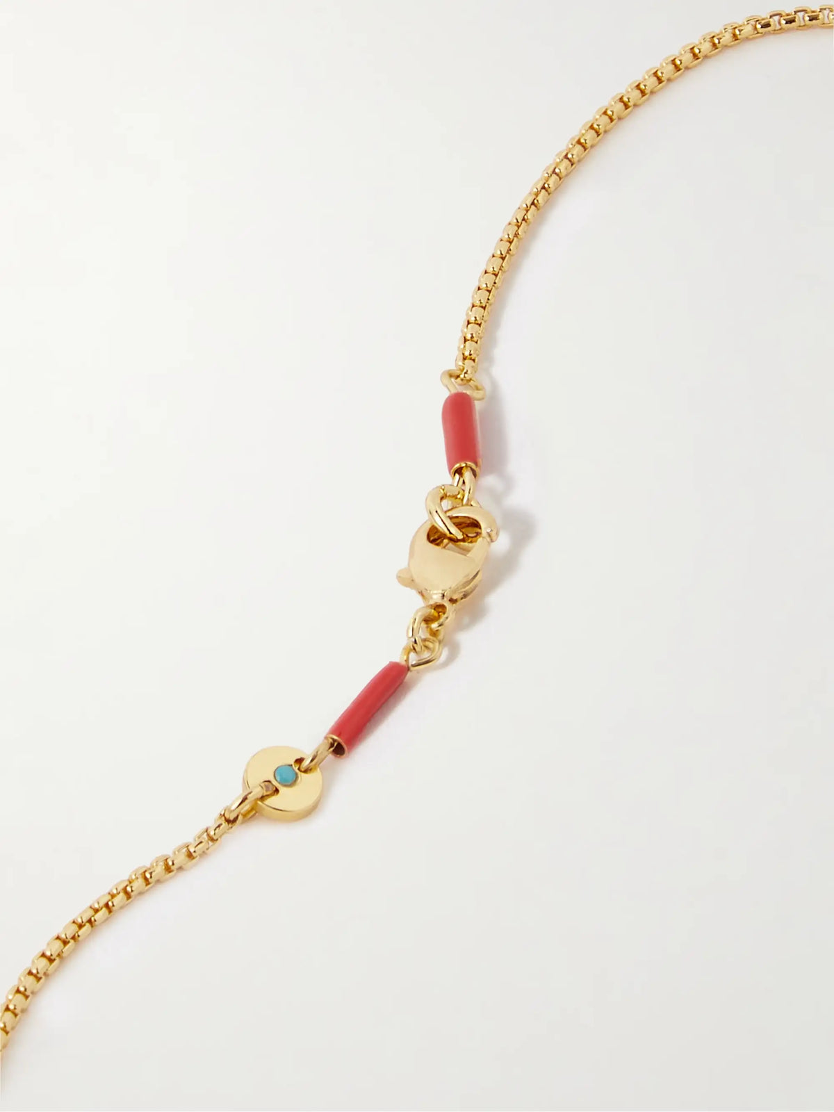 Initial Reaction Gold-tone Necklace