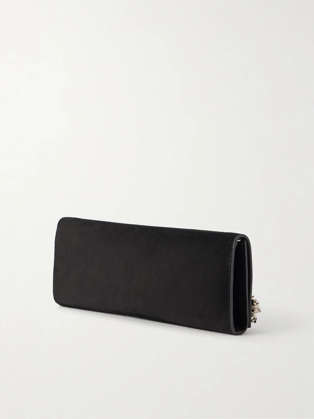 SIMKHAI River East West Bead-embellished Suede Clutch
