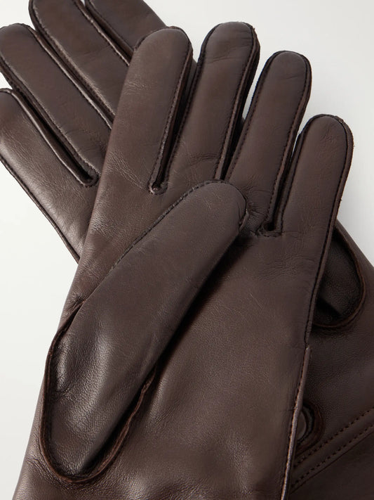 Agnelle Athos Leather Gloves