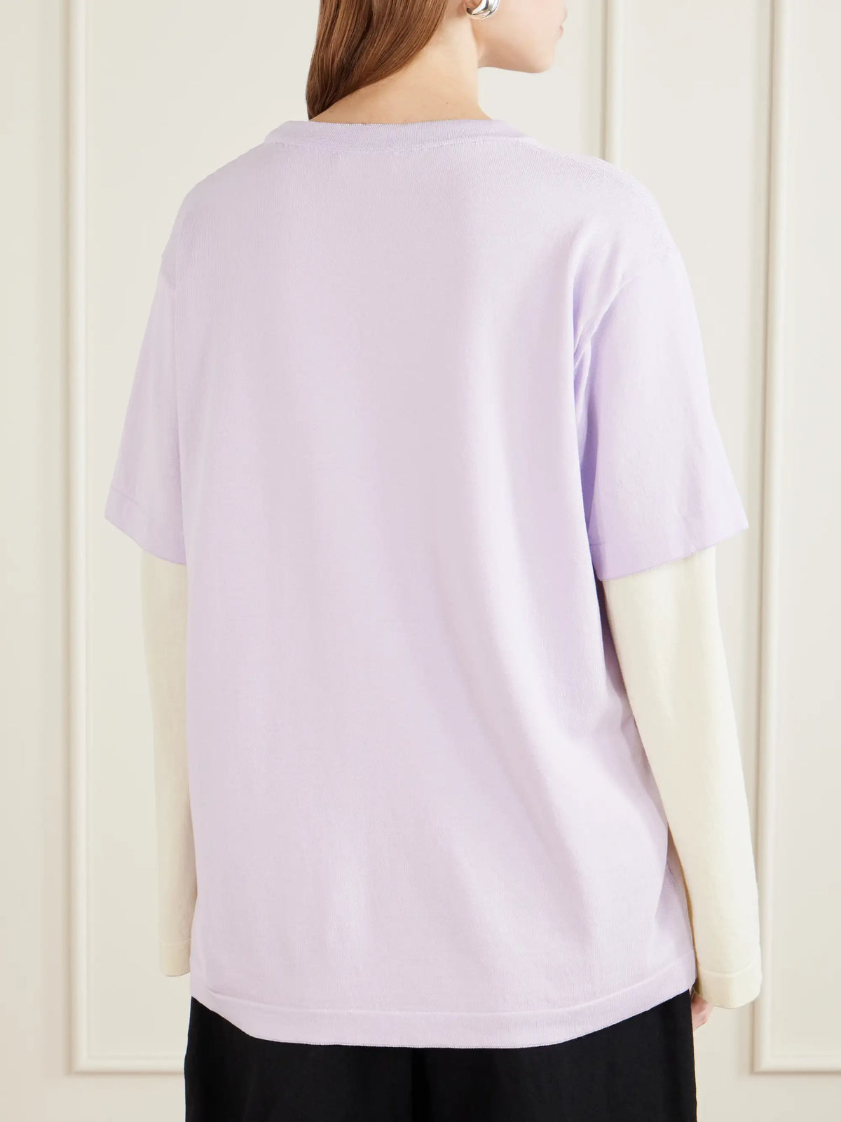 &Daughter T-knit Ribbed-knit Cotton T-shirt